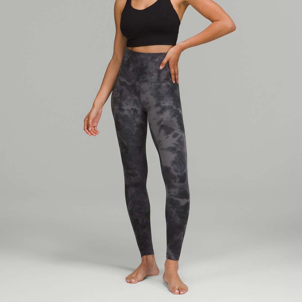 Lululemon Align High-Rise Pant 28” Diamond Dye Pitch Grey Size 8